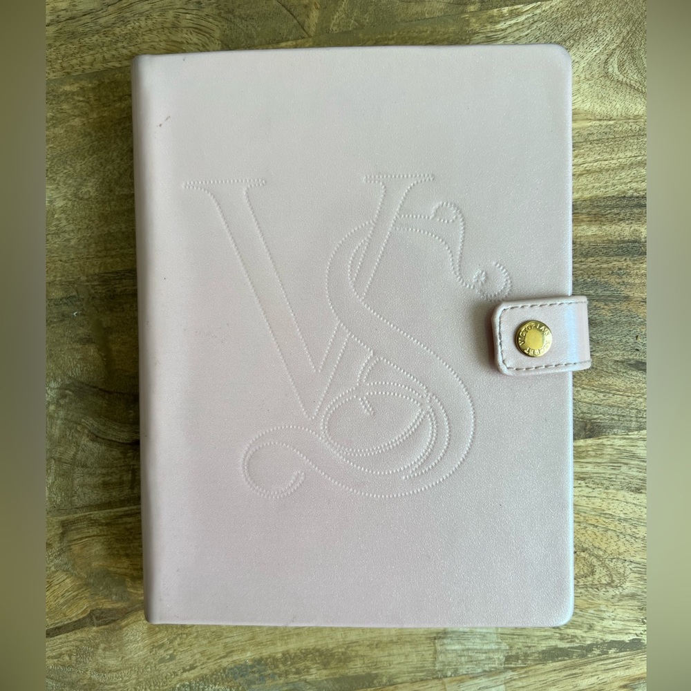 Victoria's Secret Light Pink Embossed Journal Vintage EUC - Picture 3 of 10